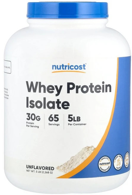 뉴트리코스트 Nutricost 분리유청단백질 무맛 2 268g5lbs123562원산지:기타, 2267 g, 2.267kg, 1개 - 쿠팡
