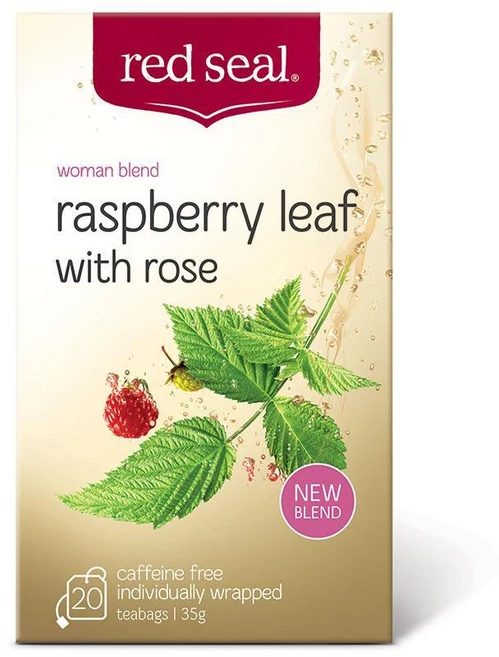 레드씰 라즈베리 리프 티 위드 로즈 Red Seal Raspberry Leaf Tea With Rose, 20개입, 1개 - 쿠팡