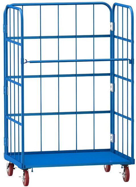 유니캐스터 기본형 롤테이너 접이식 물류 롤카트, 1개