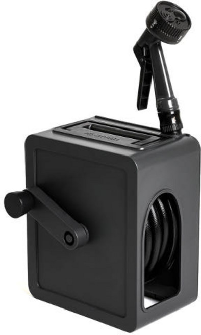 아이리스 디자인 풀커버 투웨이 호스릴 20m, 1개, 다크 그레이