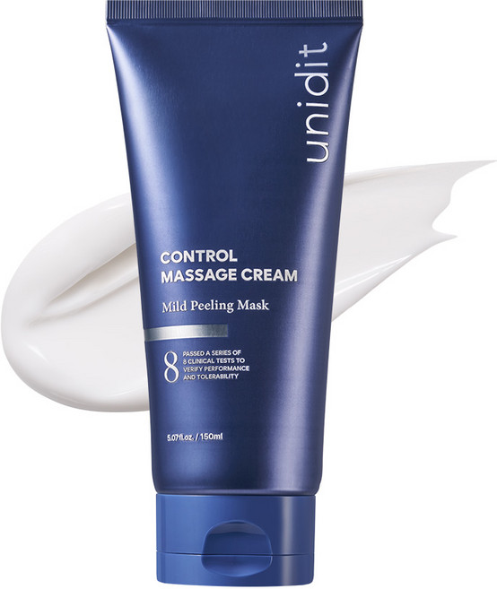 콘트롤 마사지 크림 각질제거 피지 모공 진정 8가지 임상완료, 1개, 150ml