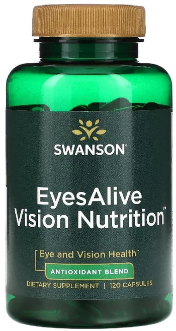 스완슨 아이즈얼라이브 비전 뉴트리션 캡슐, 120정, 1개 - 쿠팡