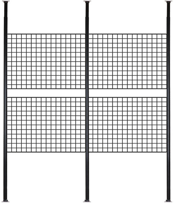 철제 네트망 파티션 메쉬 그리드 작품 전시 행거 인테리어