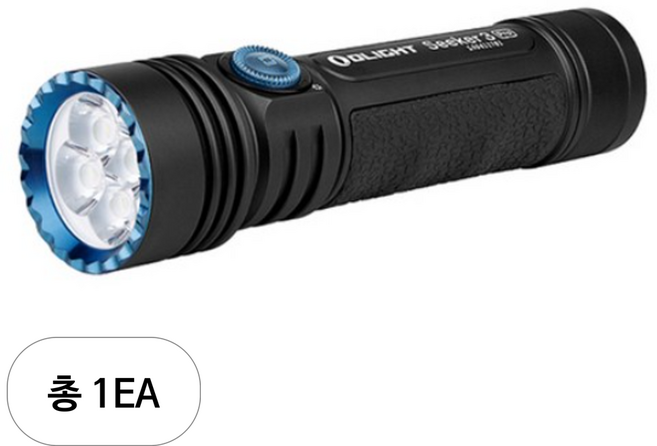 오라이트 시커 3 프로 손전등, 1개, 블랙