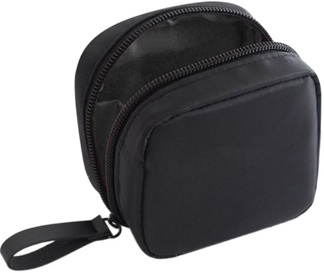 bluecart 올블랙 미니 사각 파우치 1P