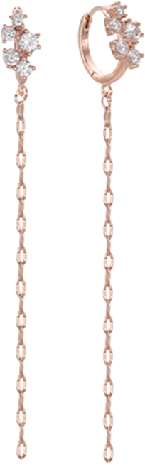 레베르 시그니처 무드 데일리 여성 링 귀걸이 14K 골드핀 원터치 귀걸이