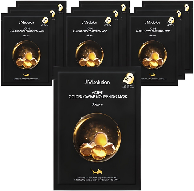 제이엠솔루션 액티브 골든 캐비어 너리싱 마스크 프라임, 30ml, 1개, 10개입