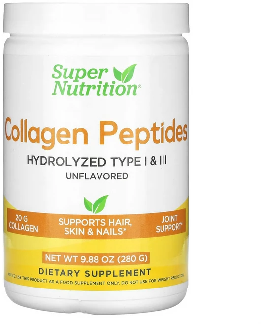 슈퍼 니트리션 Super Nutrition 콜라겐 펩타이드 무맛 280g(9.88oz) SPN-02376, 280g, 1개 - 쿠팡