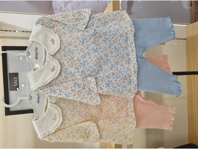 핑츄7부상하 특가세일뉴코아평택점 앙팡스 압소바해피랜드 아기실내복 아기외출복 아기여름내복 출산선물