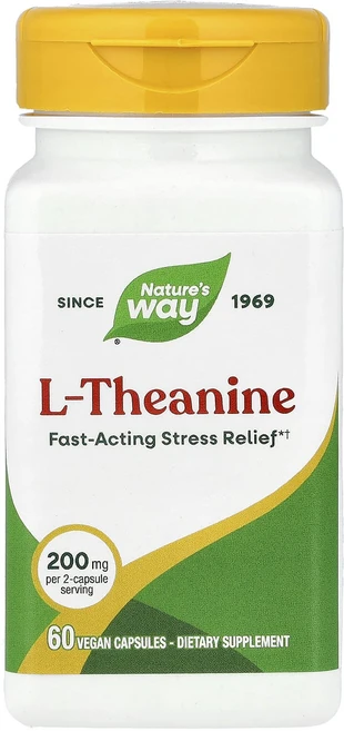 네이쳐스웨이 L-테아닌 베지캡슐 60정, 1개 - 쿠팡