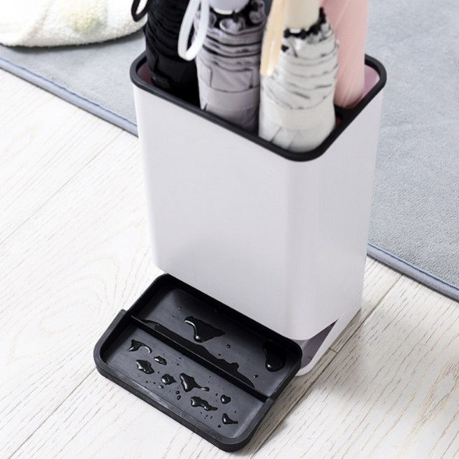 레디박스 북유럽 현관문 우산 꽂이 거치대 6구, 블랙