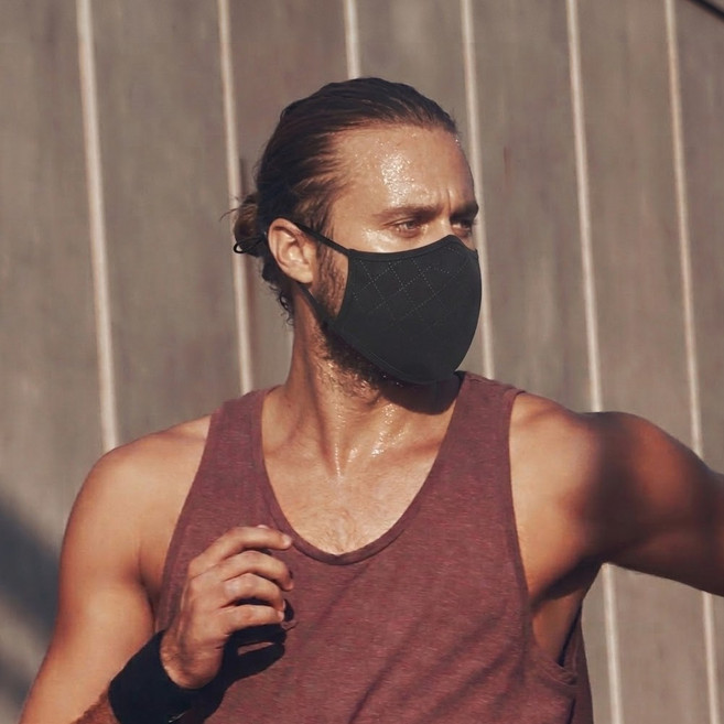 국산 숨 편한 여름용 러닝마스크 쿨 에어홀 메쉬 스포츠 햇빛차단, 블랙, 1개