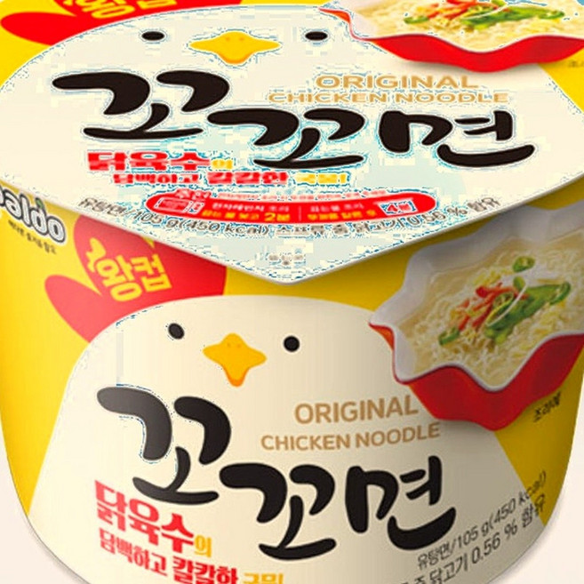 팔도 꼬꼬면 오리지널 큰컵라면, 16개