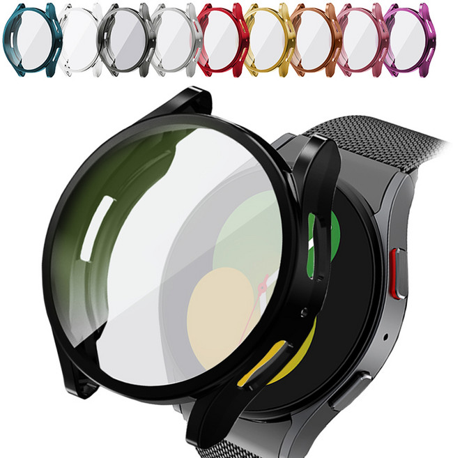 아이엠판다 갤럭시워치 풀커버 실리콘 케이스 44mm, 투명, 1개