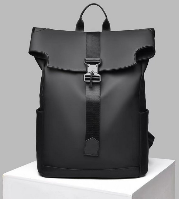 해피유통 남녀공용 방수 미니멀리즘 백팩 대용량 여닫이 디자인 실용적