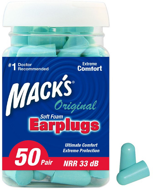 Macks 오리지널 귀마개, 1개, 50쌍