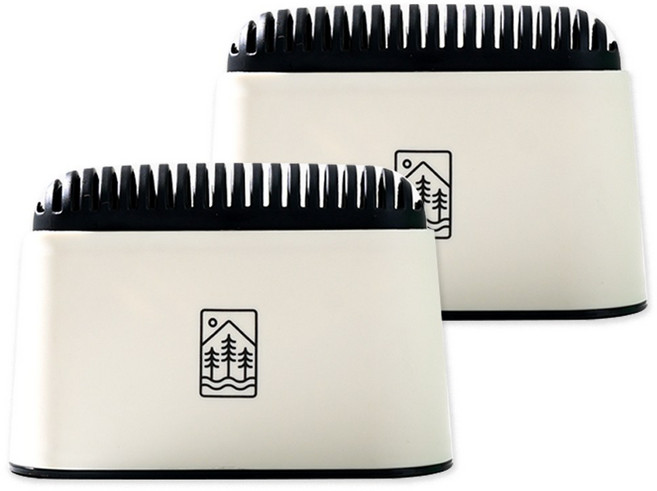 솔향 가득 냉장고 냉동실 탈취제 리얼 숯 야자활성탄 냄새제거, 2세트, 60g