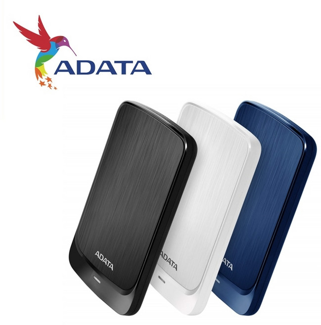 ADATA HV320 외장 HDD 1TB2TB4TB USB3.0, 하얀, 1TB