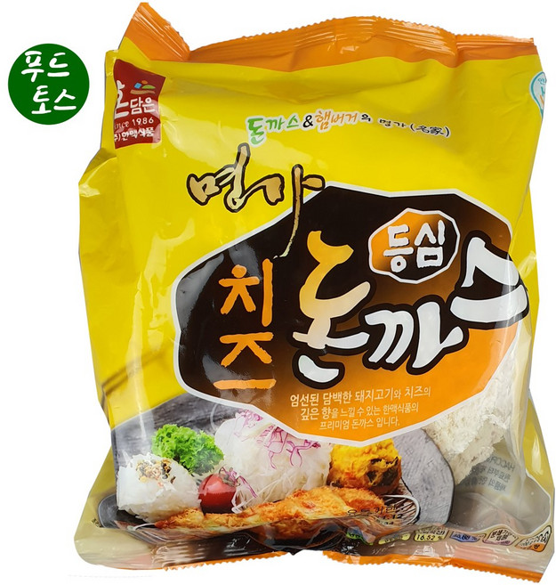 [푸드토스] 치즈돈까스 (200g x 5개입) 명가치즈돈까스 국내산등심과모짜렐라치즈와의 조화, 1개, 1kg