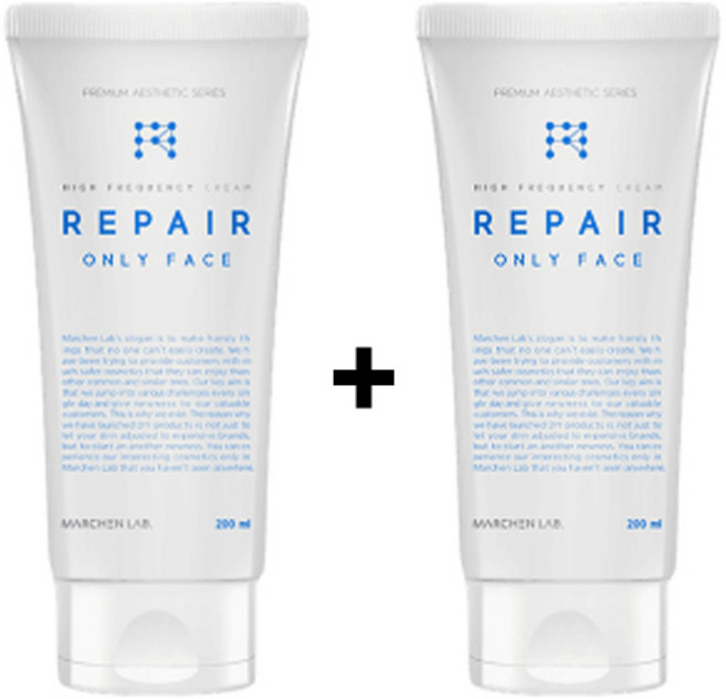 메르헨랩 리페어 페이스 고주파 크림, 200ml, 2개