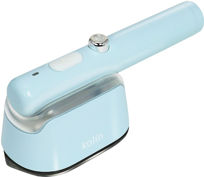 kolin歌林 蒸氣電熨斗 KAS-HC110 輕巧便攜 快速熨燙, 淺藍色