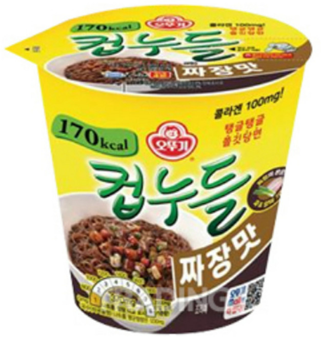 오뚜기 컵누들 짜장맛 40.5g, 4개
