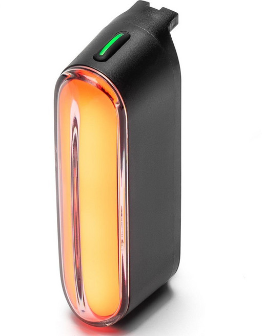 락브로스 자전거 스마트 브레이크 야간 라이딩 후미등, 1개, 블랙