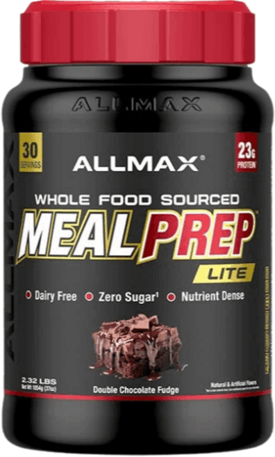 MEAL PREP LITE 진짜 음식으로 만든 단백질 더블 초콜릿 퍼지맛, 1개, 1.052kg