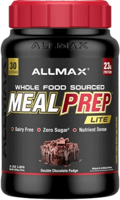 MEAL PREP LITE 진짜 음식으로 만든 단백질 더블 초콜릿 퍼지맛, 1개, 1.052kg - 쿠팡