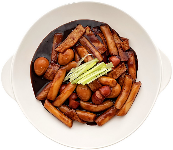 맛플랜 짜장 떡볶이 밀키트 2인분 우동떡, 1개, 360g