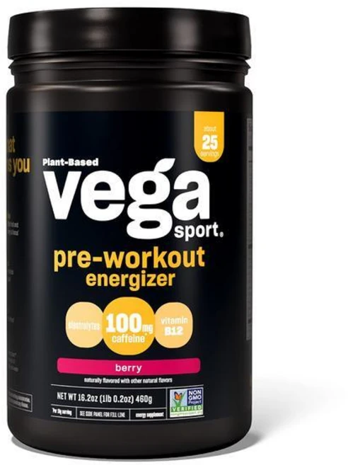 베가 스포츠 프리워크아웃 에너자이저 베리맛 파우더 460g, 1개 - 쿠팡