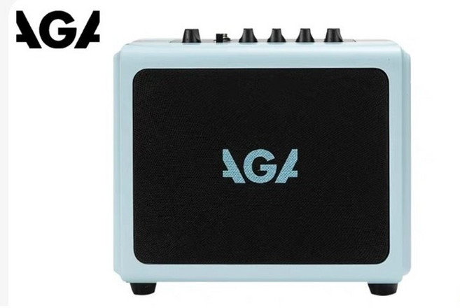 AGA SE 青春系列 吉他音箱（10W 便攜・低頻可調・內錄）, 藍色, 1個