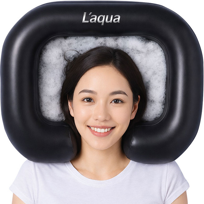 환자 머리 감기는 도구 성인 샴푸캡 샤워캡 세발기, 1세트, 블랙