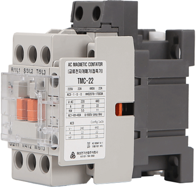태성전기 전자접촉기 개폐기 마그네틱 마그네트 TMC 22 1a1b/220V, 1개