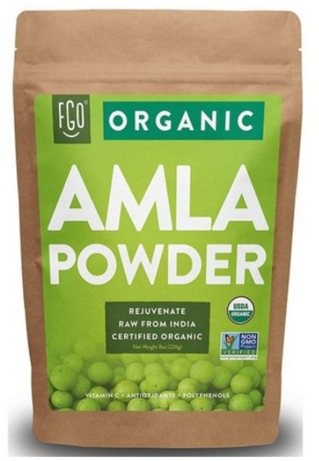 FGO 암라가루 amla 암라 파우더 대용량 8oz Organic Amla Powder, 226g, 1개