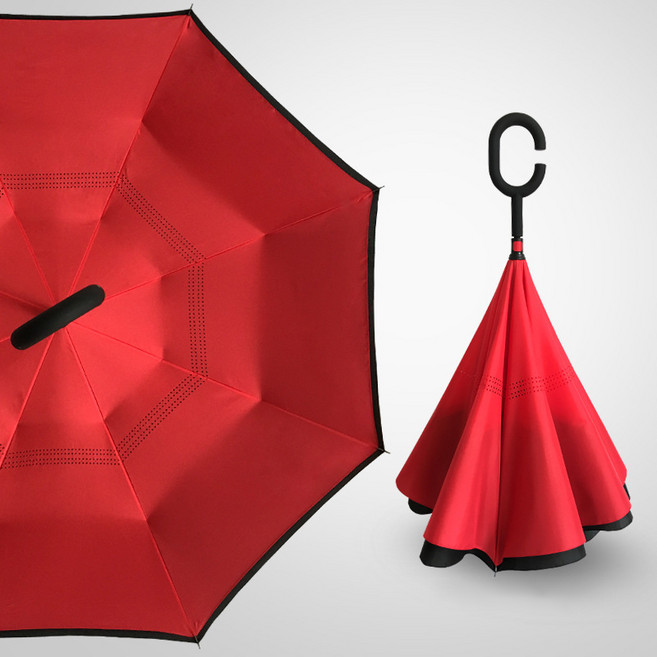 제이킨 이중 대형 거꾸로 우산 장우산