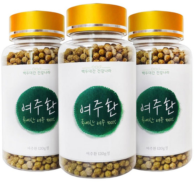 백두대간 여주환 120g 저온건조 먹기편한 작은환 여주 먹는법 백두대간 건강나라, 1개