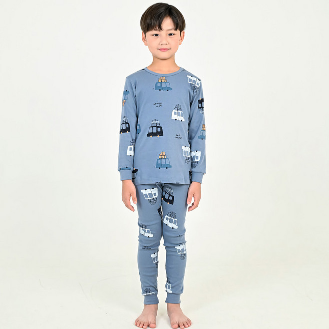 아동용 30수 후라이스 9부 실내복 상하의 세트