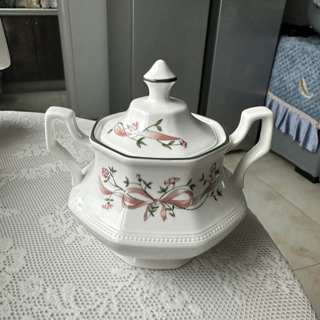 존슨브라더스 이터널뷰접시 S 팔각접시 파스타 디저트그릇, I. 설탕병용량 약 350ml, 1개