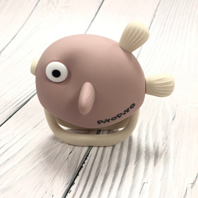 P.yop.yo 鉑金矽膠金魚QQ固齒器, 粉, 1個