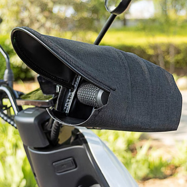 디앤몰 오토바이 자전거 라이딩 방수 글러브 햇빛차단 핸들커버 G509, 블랙