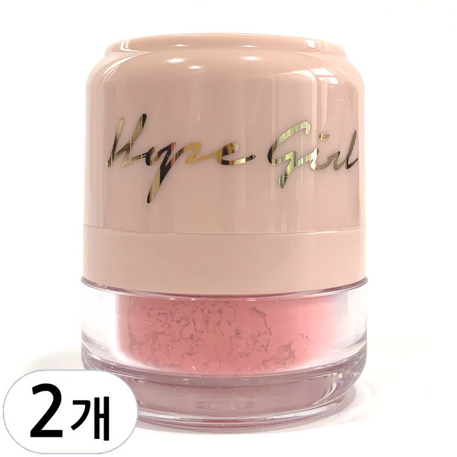 호피걸 3D 파우더 블러셔 5g, 섹시로즈, 2개