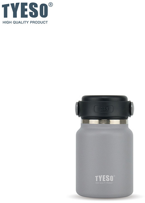 TYESO 保溫瓶, 灰色, 1個, 160ml