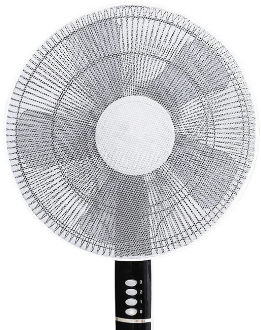 風力不減全包裹卡通兒童安全電風扇網罩, 白色