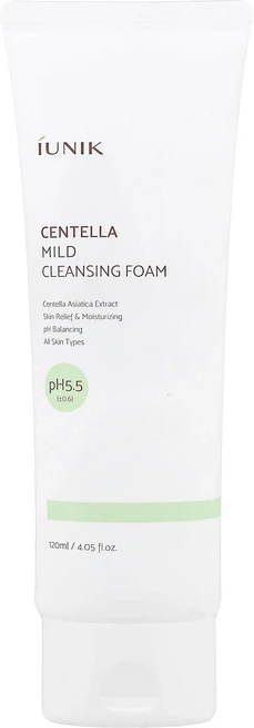 iUNIK 센텔라 마일드 클렌징 폼 120ml (4.05 fl oz) IUK-08024 - 쿠팡