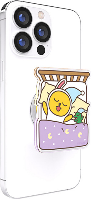 카카오프렌즈 해피투게더 캐릭터 에폭시 톡 그립 홀더 스마트톡 핸드폰 거치대, 침대 무지_콘, 1개