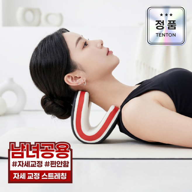 텐톤 거북목 목견인기 목 스트레칭 자세관리 홈케어, 1개