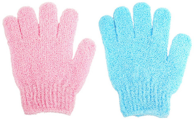 에버리즈 밀착 클린 각질제거 때타올 2색세트, 2개, 1개입, 혼합(핑크+블루)