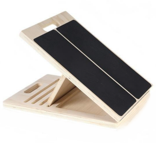 칸네 종아리 스트레칭 보드 기구 발목 경사대, 원목