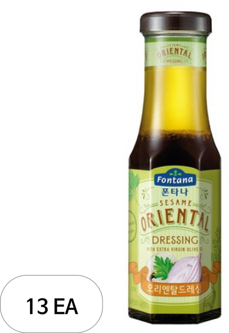 폰타나 오리엔탈 드레싱, 270g, 13개
